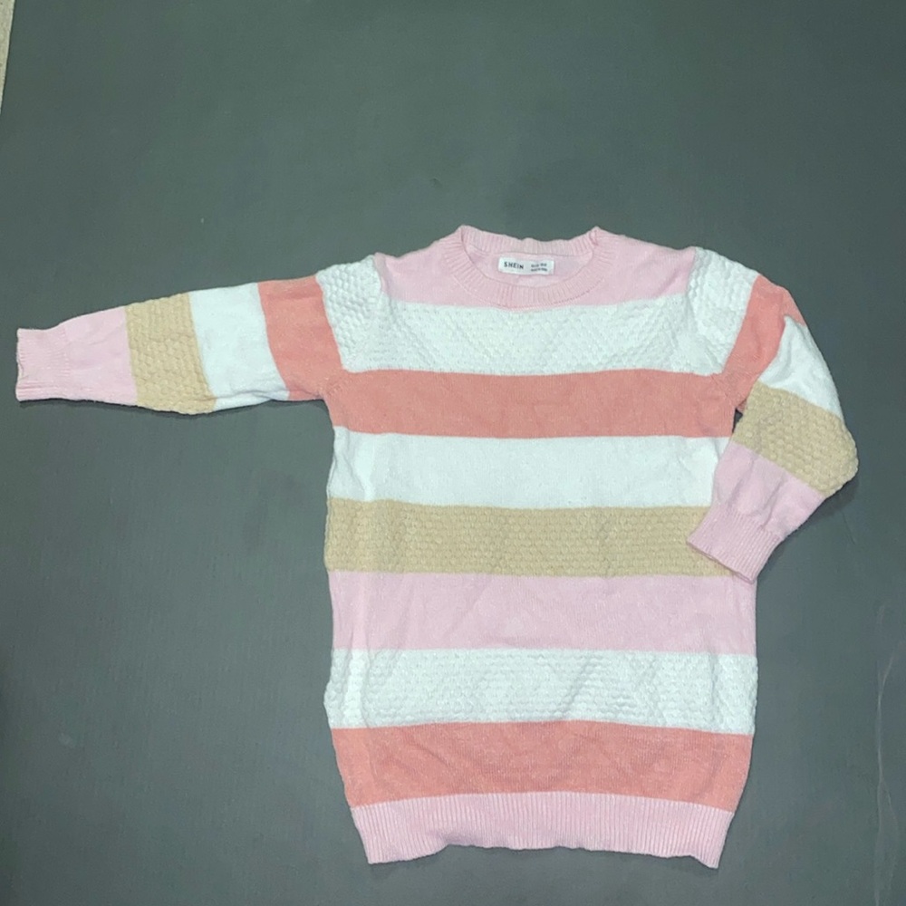 SHEIN- Girls sweater dress size 6